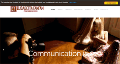 Desktop Screenshot of elisabettafanfani.com